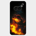 Flame Eyes Glass Case Cover For Nothing Phone 2A Plus