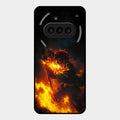 Flame Eyes Glass Case Cover For Nothing Phone 3A 5G