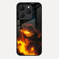 Flame Eyes Glass Case Cover For Realme 15T 5G