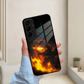 Flame Eyes Glass Case Cover For Samsung - ShopOnCliQ