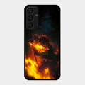 Flame Eyes Glass Case Cover For Samsung Galaxy A25 5G