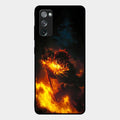 Flame Eyes Glass Case Cover For Samsung Galaxy S20 Fe 5G