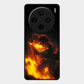 Flame Eyes Glass Case Cover For Vivo X100 5G