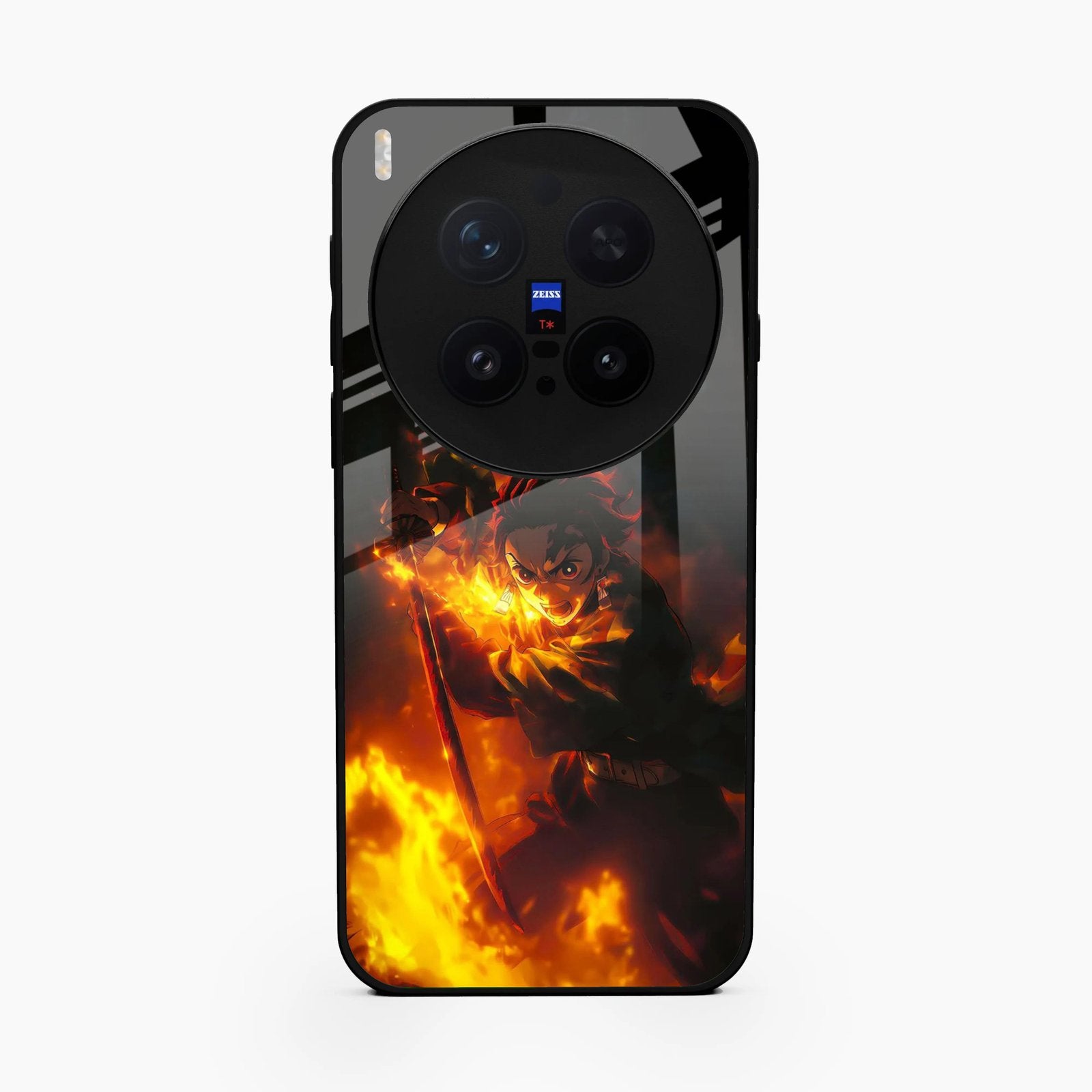 Flame Eyes Glass Case Cover For Vivo X300 Pro 5G