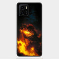 Flame Eyes Glass Case Cover For Vivo Y01
