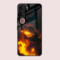 Flame Eyes Glass Case Cover For Vivo Y31 5G