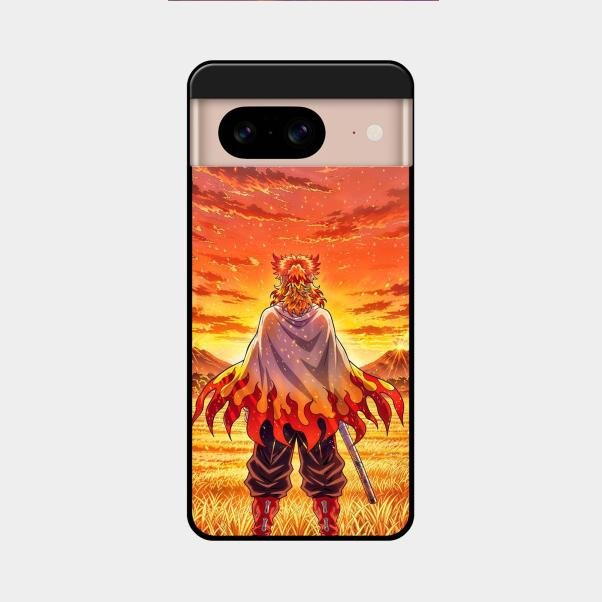 Flame Hero Glass Case Cover For Google Pixel 8 5G