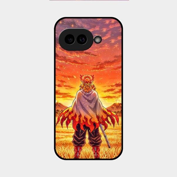Flame Hero Glass Case Cover For Google Pixel 9A 5G