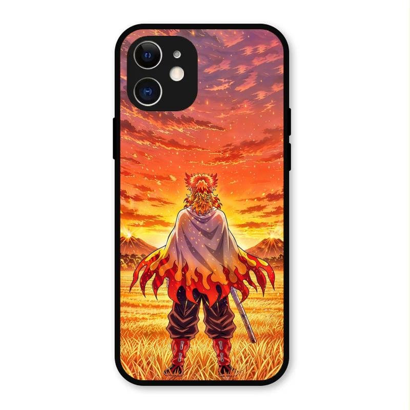 Flame Hero Glass Case Cover For iPhone 12