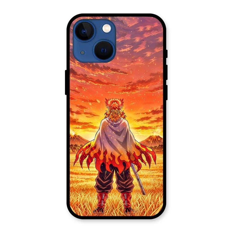 Flame Hero Glass Case Cover For iPhone 13 mini