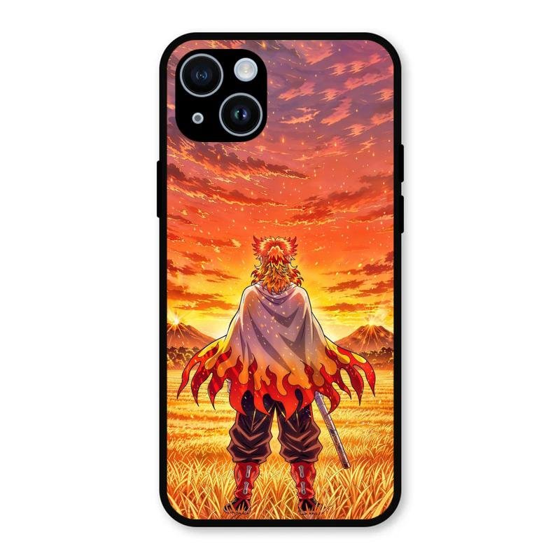 Flame Hero Glass Case Cover For iPhone 14 Plus