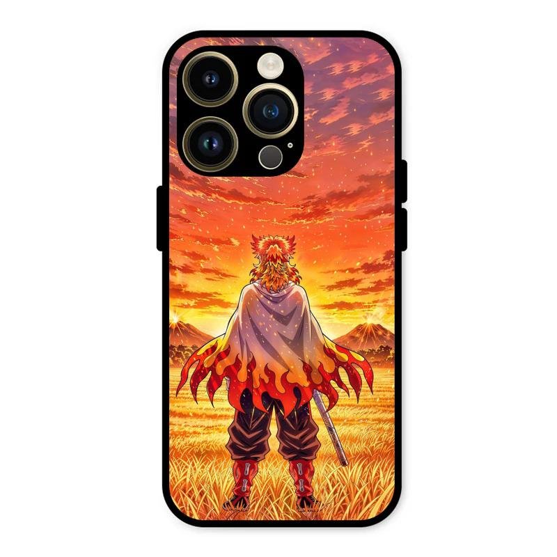 Flame Hero Glass Case Cover For iPhone 14 Pro Max
