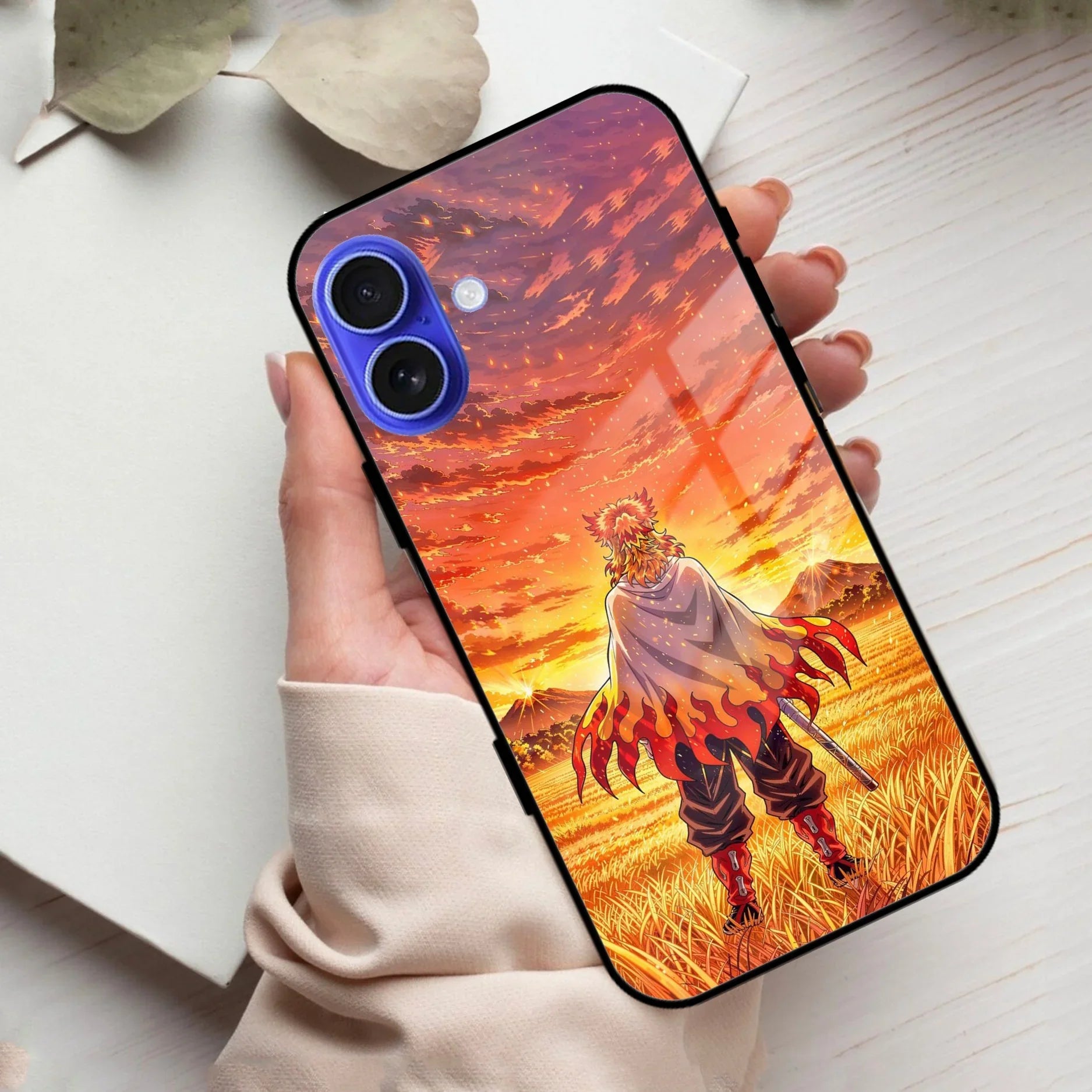 Flame Hero Glass Case Cover For iPhone - ShopOnCliQ
