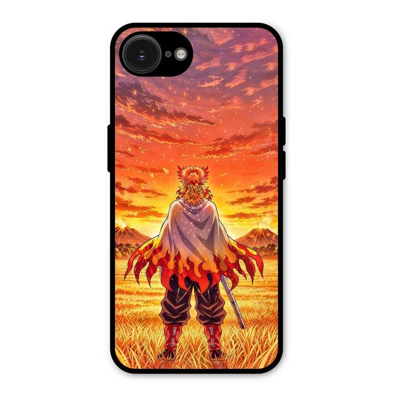 Flame Hero Glass Case Cover For iPhone 16e