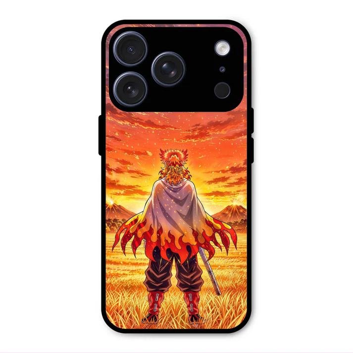 Flame Hero Glass Case Cover For iPhone 17 Pro Max