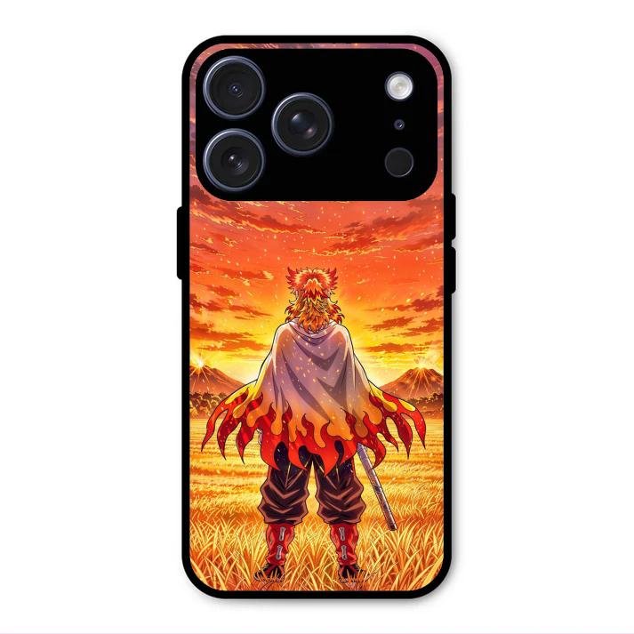 Flame Hero Glass Case Cover For iPhone 17 Pro