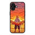 Flame Hero Glass Case Cover For iPhone 17