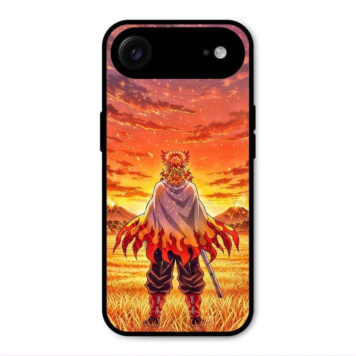 Flame Hero Glass Case Cover For iPhone Air