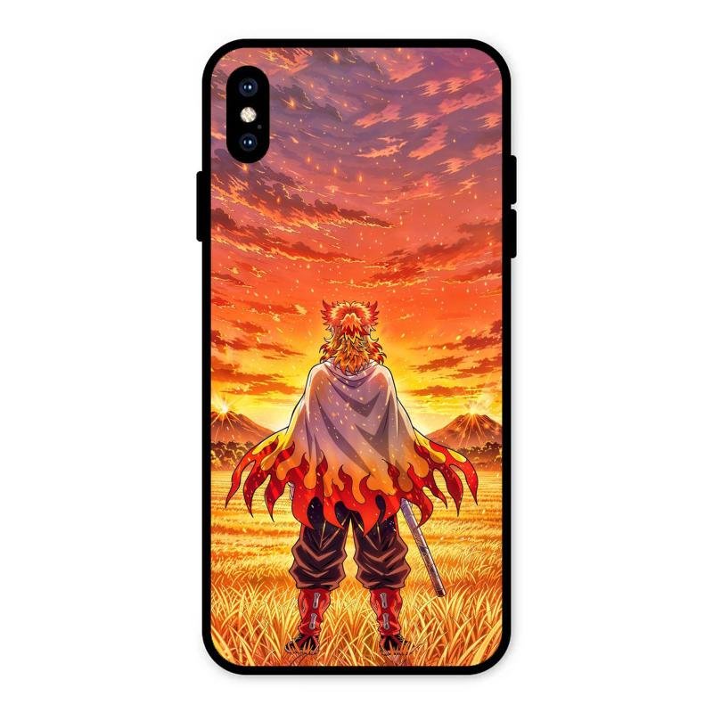 Flame Hero Glass Case Cover For iPhone XS Max