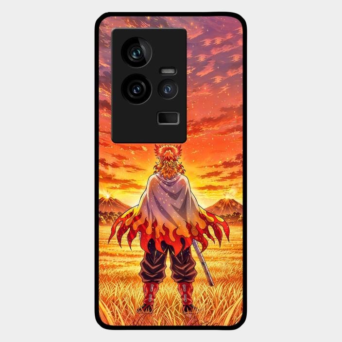 Flame Hero Glass Case Cover For Iqoo 11 5G