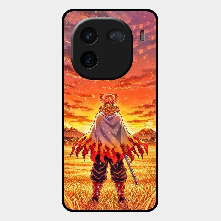 Flame Hero Glass Case Cover For Iqoo 12 5G