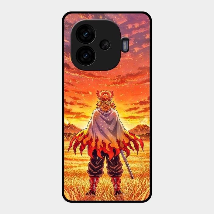 Flame Hero Glass Case Cover For Iqoo Neo 10R 5G