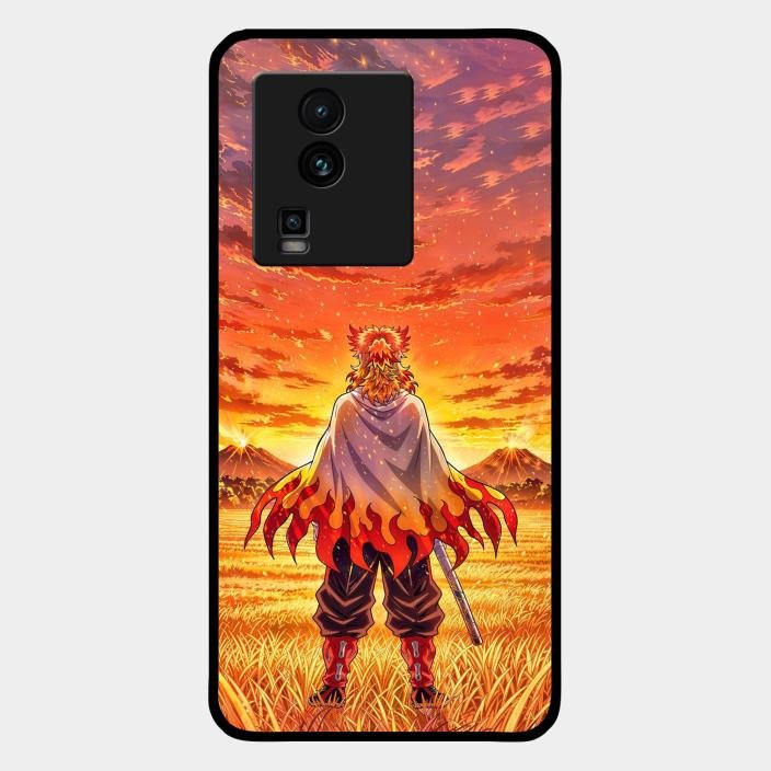 Flame Hero Glass Case Cover For Iqoo Neo 7 5G