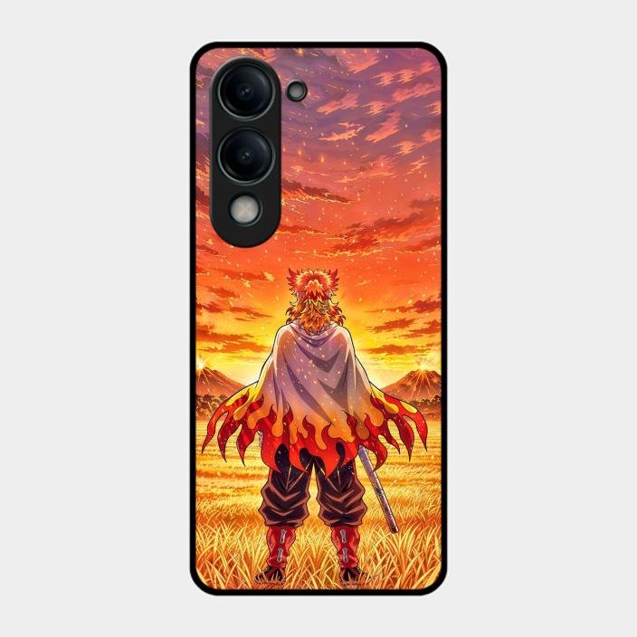 Flame Hero Glass Case Cover For Iqoo Z10 Lite