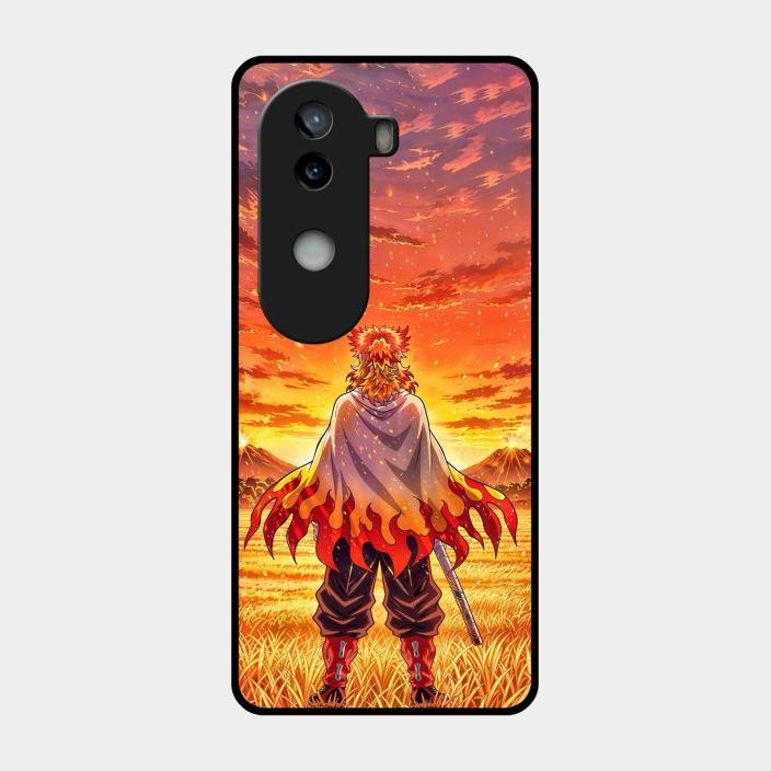 Flame Hero Glass Case Cover For Iqoo Z9S 5G