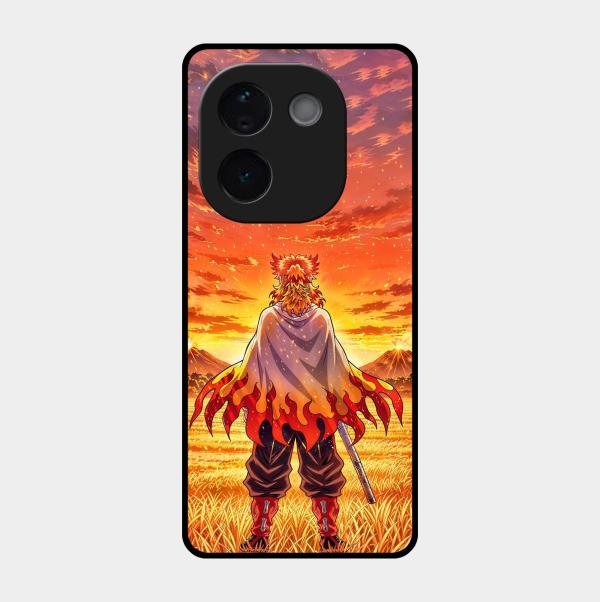 Flame Hero Glass Case Cover For Iqoo Z9S Pro 5G