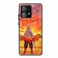 Flame Hero Glass Case Cover For Motorola Edge 40 5G