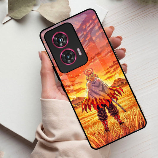 Flame Hero Glass Case Cover For Motorola