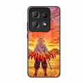 Flame Hero Glass Case Cover For Motorola Edge 50 Pro