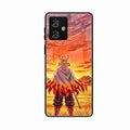 Flame Hero Glass Case Cover For Motorola G64 5G
