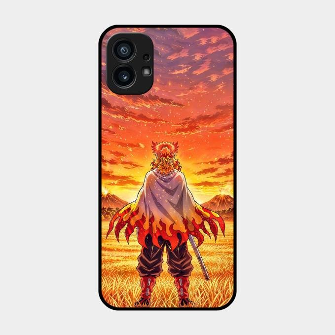 Flame Hero Glass Case Cover For Nothing Phone 1