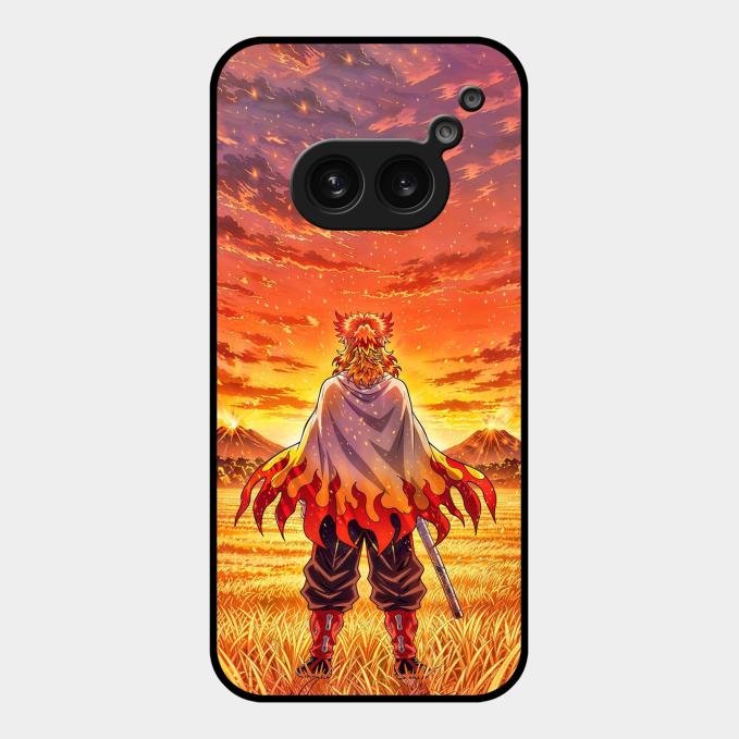 Flame Hero Glass Case Cover For Nothing Phone 2A 5G