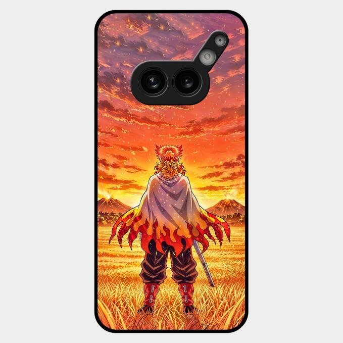 Flame Hero Glass Case Cover For Nothing Phone 2A Plus