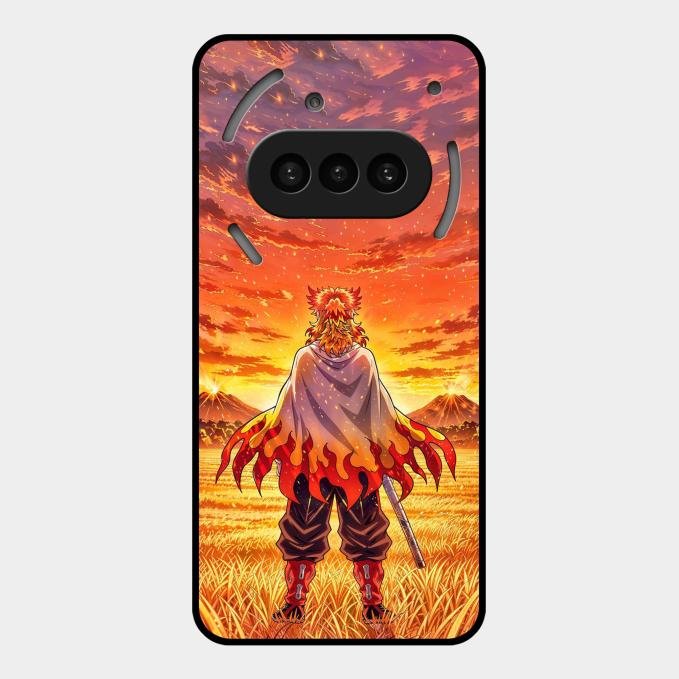 Flame Hero Glass Case Cover For Nothing Phone 3A 5G