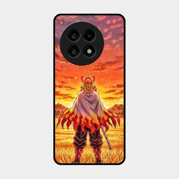 Flame Hero Glass Case Cover For Oneplus 13R 5G
