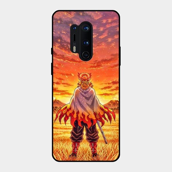 Flame Hero Glass Case Cover For Oneplus 8 Pro
