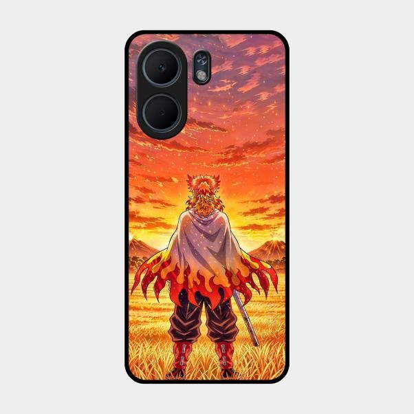 Flame Hero Glass Case Cover For Oppo A5X 4G