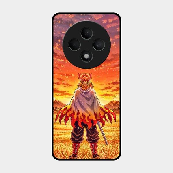 Flame Hero Glass Case Cover For Oppo F27 5G