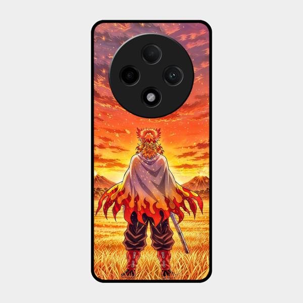 Flame Hero Glass Case Cover For Oppo F27 Pro Plus 5G