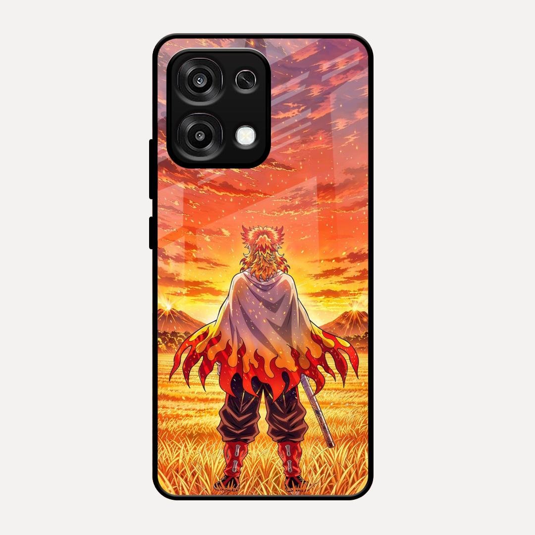 Flame Hero Glass Case Cover For Oppo F31 5G