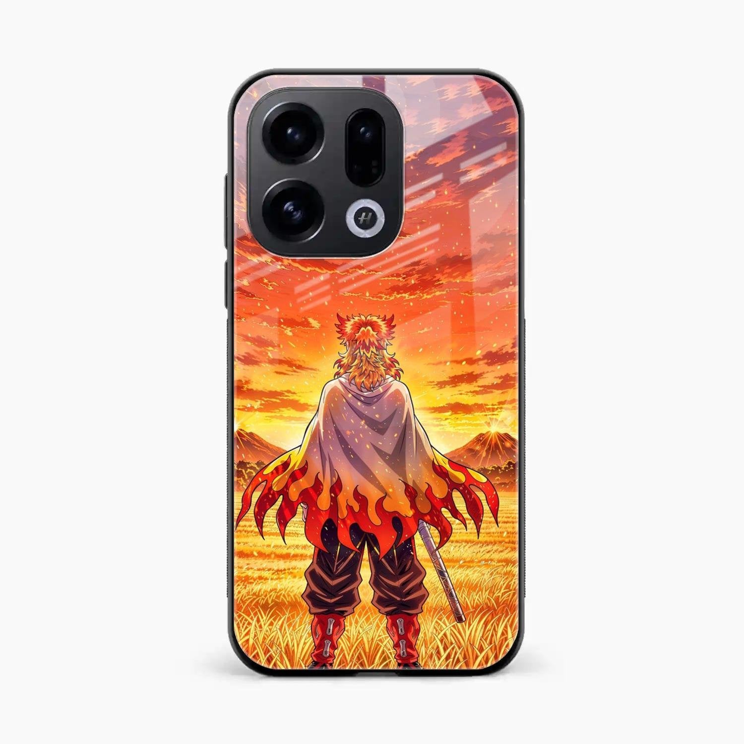 Flame Hero Glass Case Cover For Oppo Find X9 5G