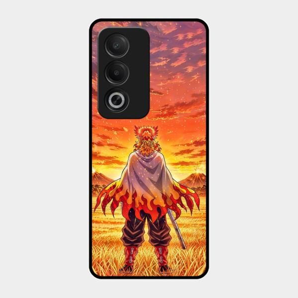 Flame Hero Glass Case Cover For Oppo K12X 5G
