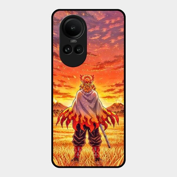 Flame Hero Glass Case Cover For Oppo Reno 10 Pro 5G