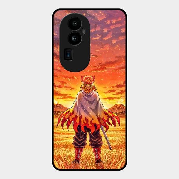 Flame Hero Glass Case Cover For Oppo Reno 10 Pro Plus 5G