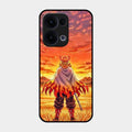 Flame Hero Glass Case Cover For Oppo Reno 13 5G