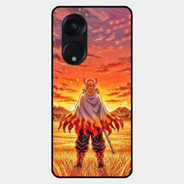 Flame Hero Glass Case Cover For Oppo Reno 8T 5G